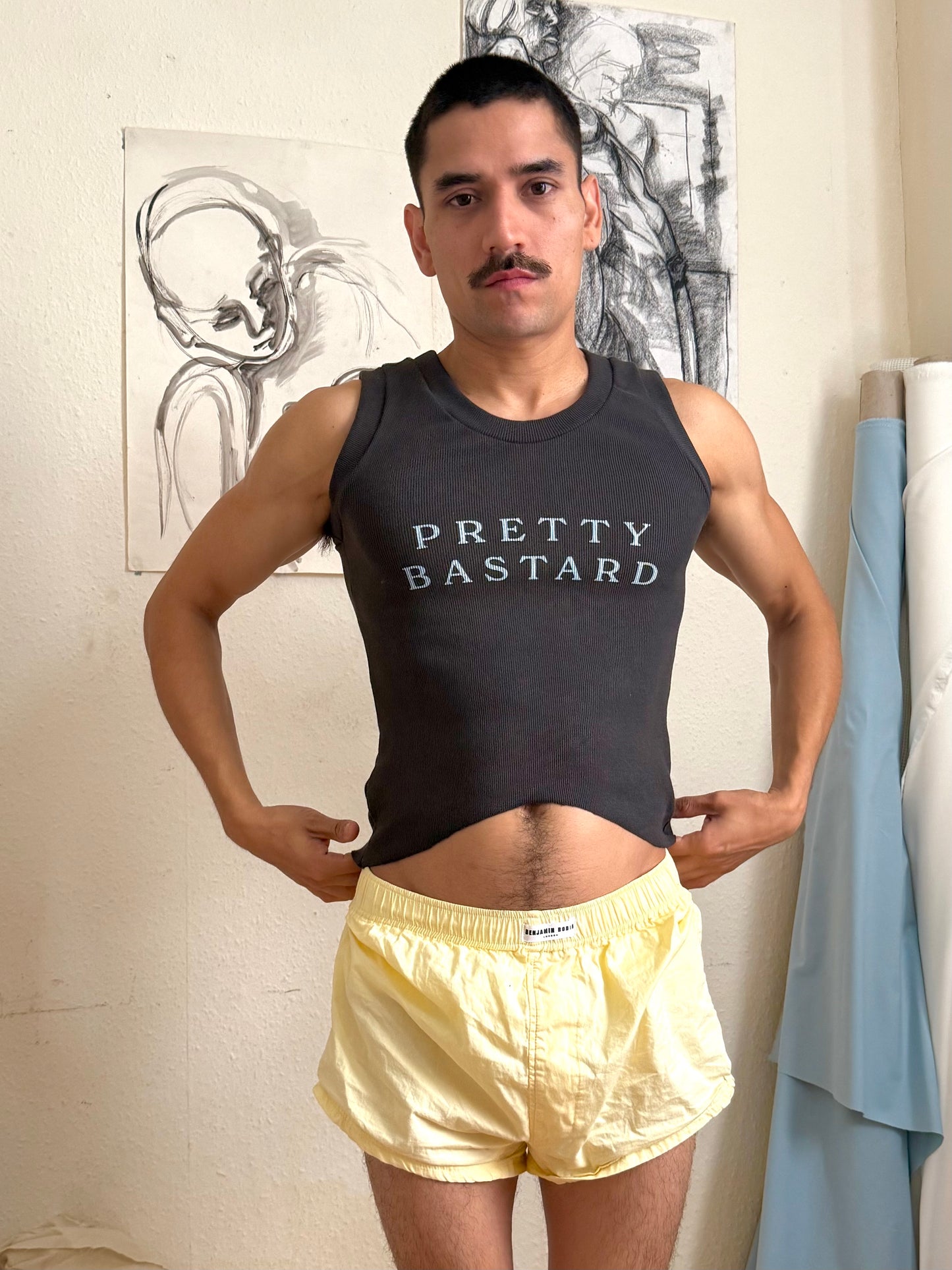 "PRETTY BASTARD" TANK TOP