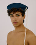 DECKHAND SAILOR HAT NAVY/IVORY