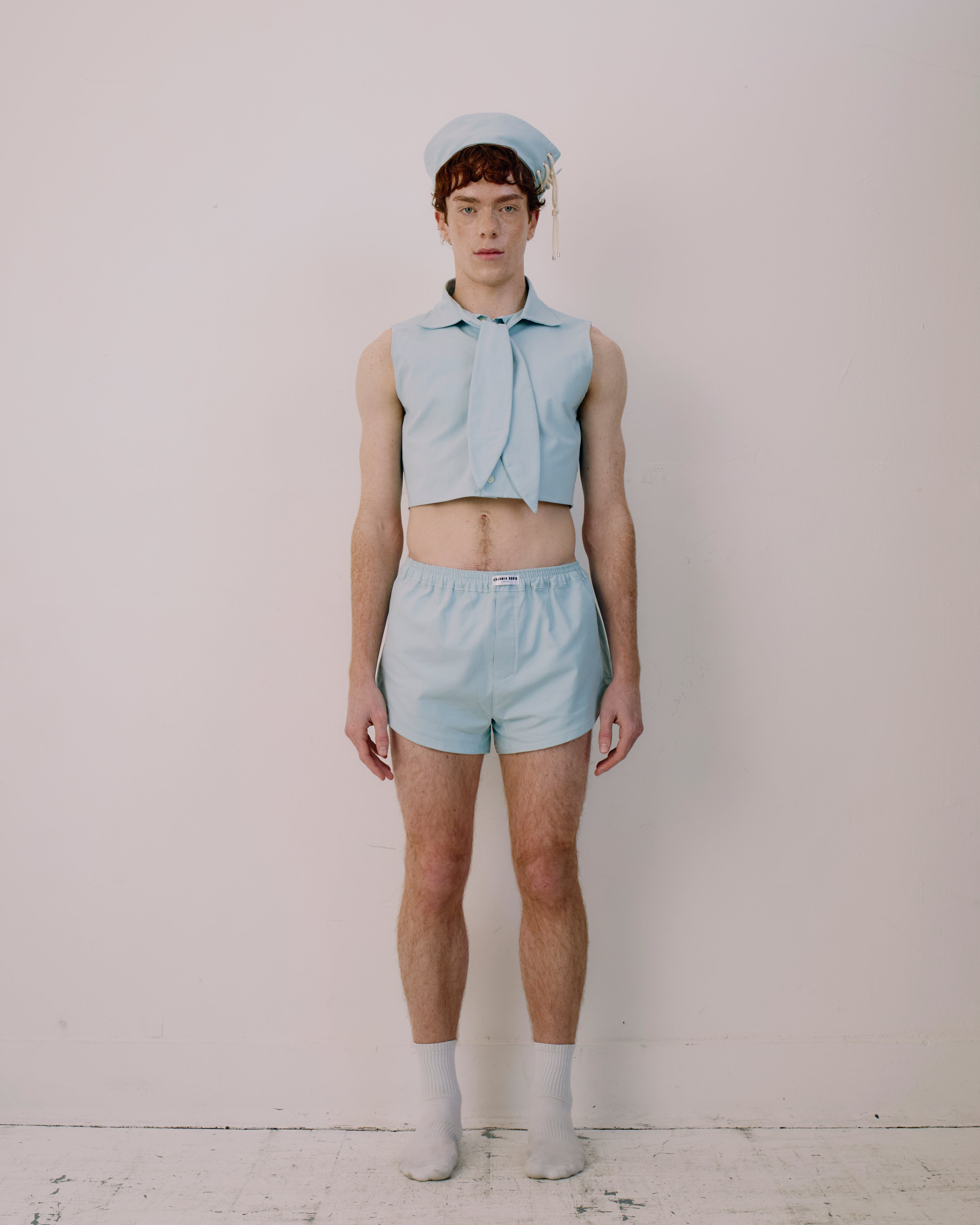 DECKHAND SHIRT DUCK EGG BLUE