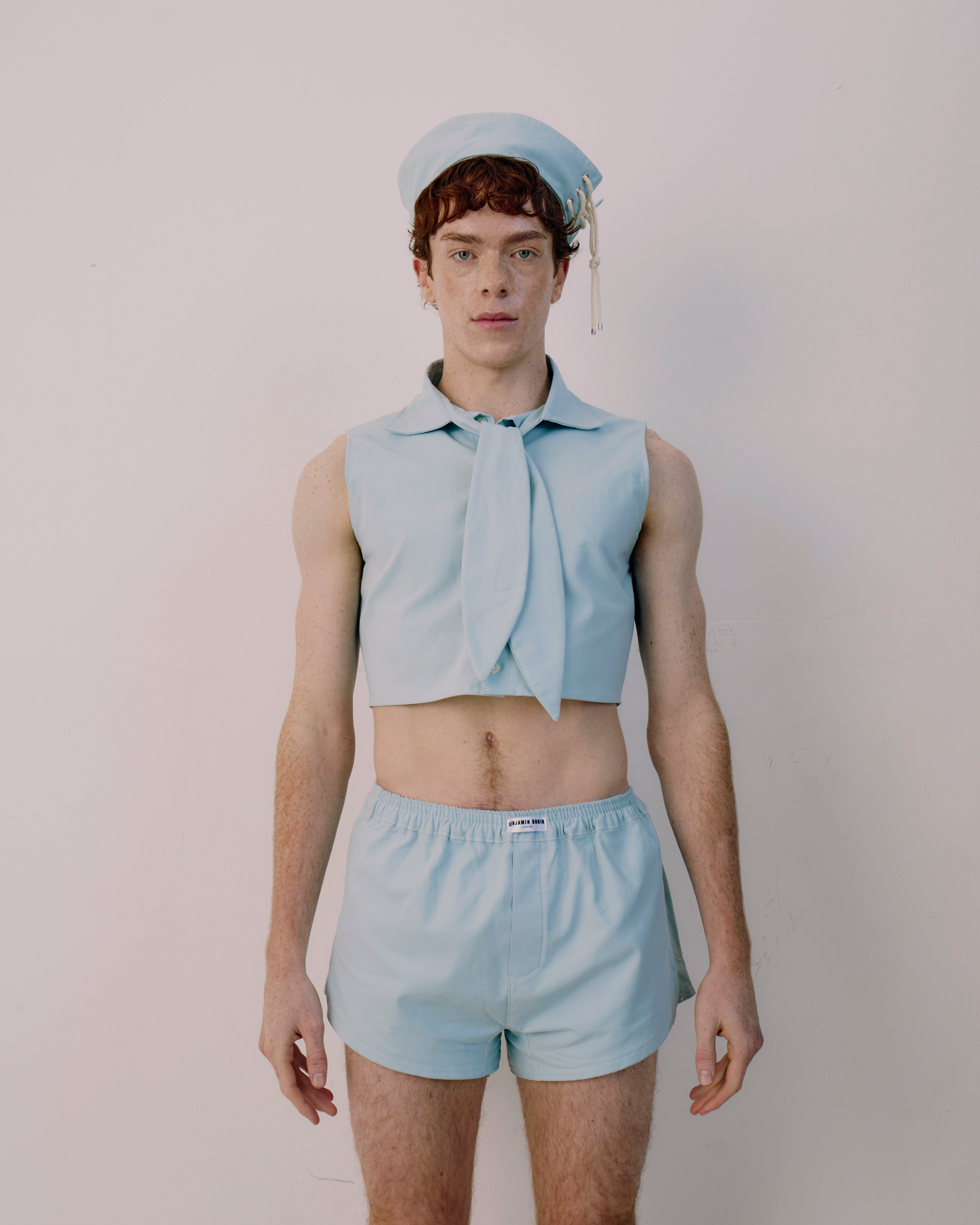 DECKHAND SHIRT DUCK EGG BLUE