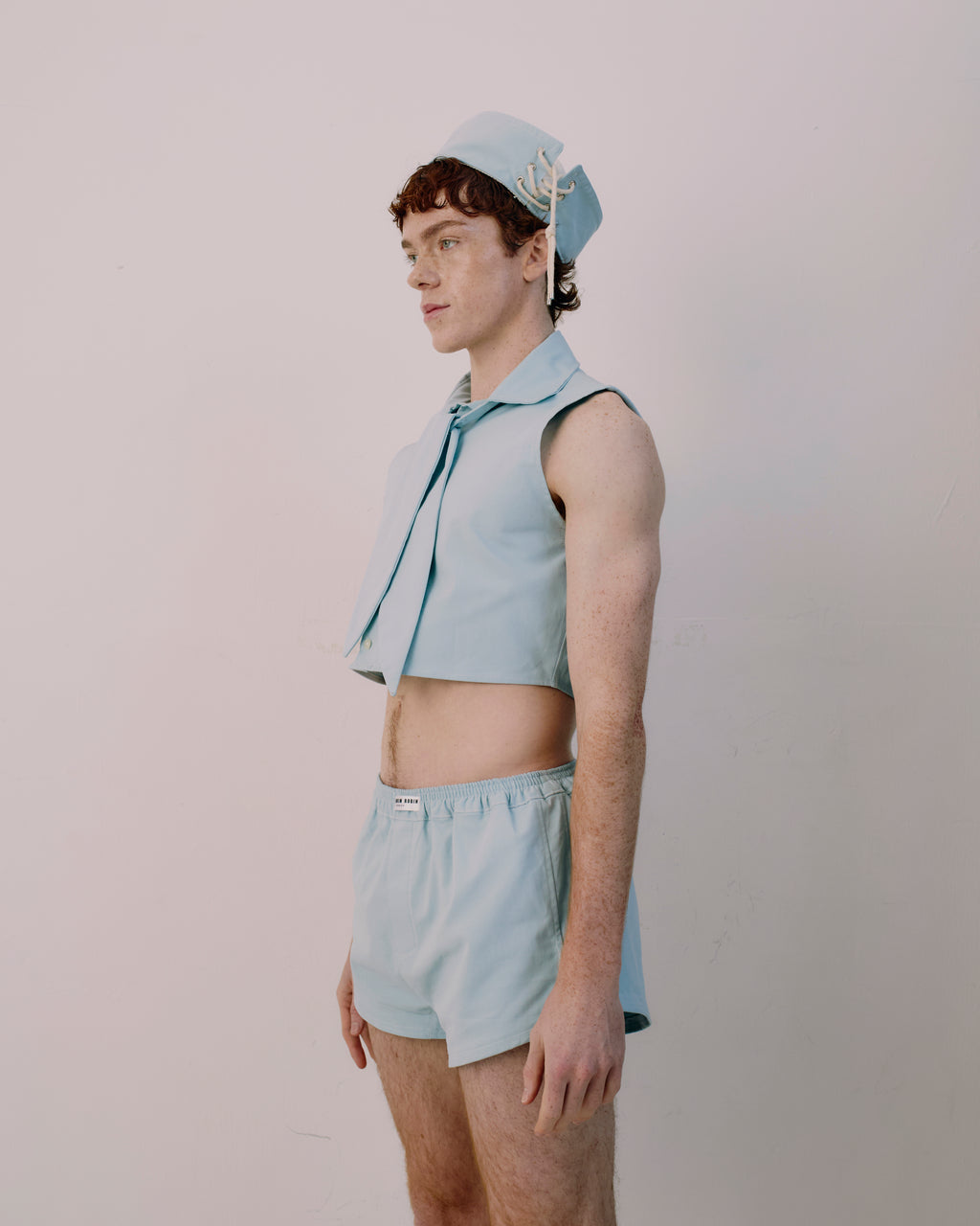 DECKHAND SHIRT DUCK EGG BLUE