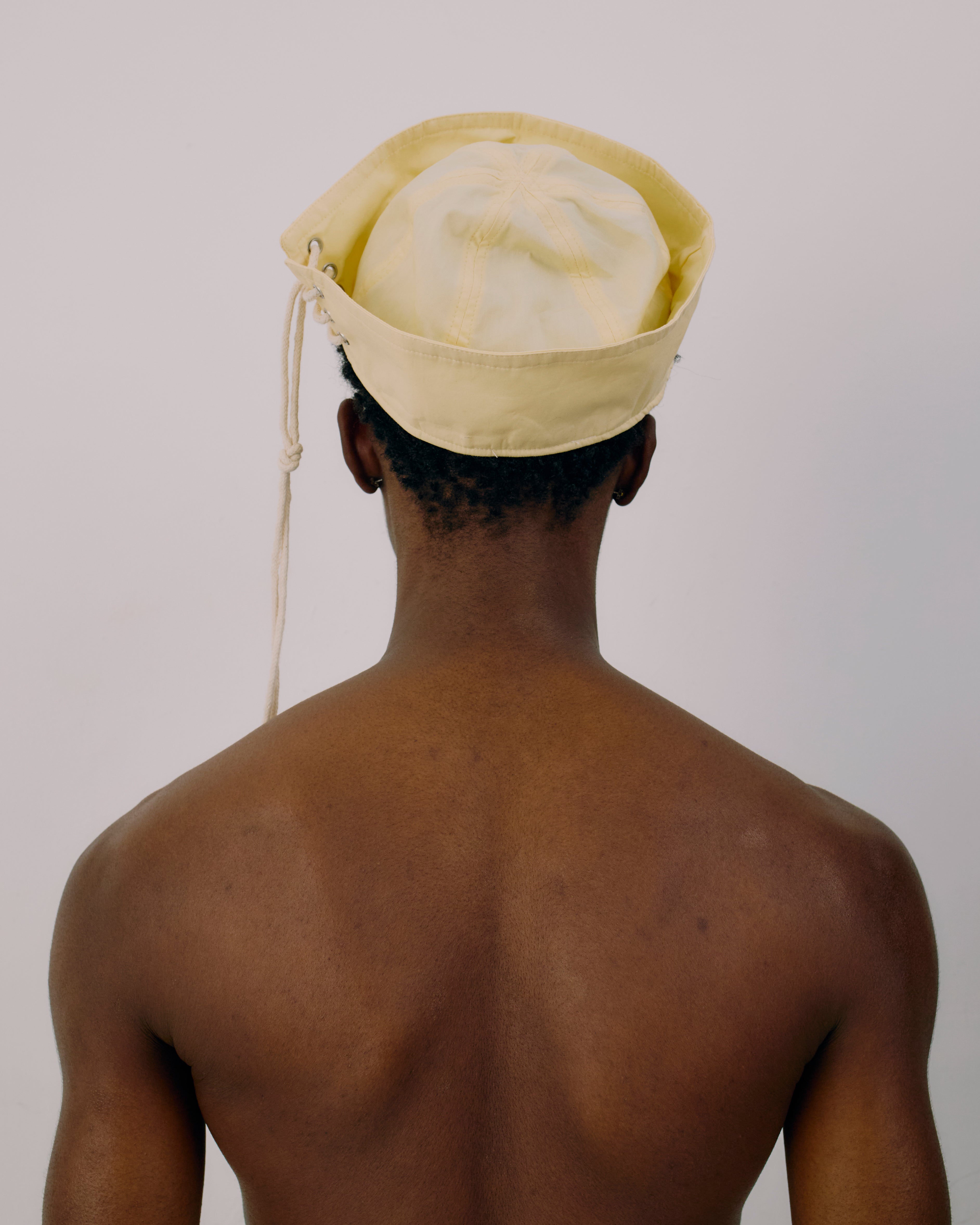 DECKHAND SAILOR HAT SUN-BLEACHED YELLOW