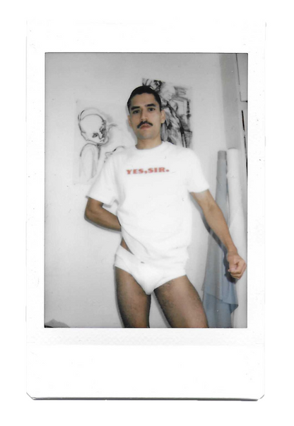 "YES, SIR." SKATER TEE