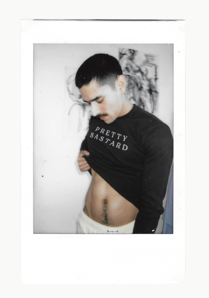 "PRETTY BASTARD" LONG SLEEVE TEE