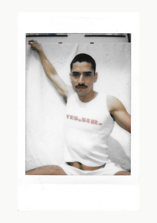 "YES, SIR." TANK TOP