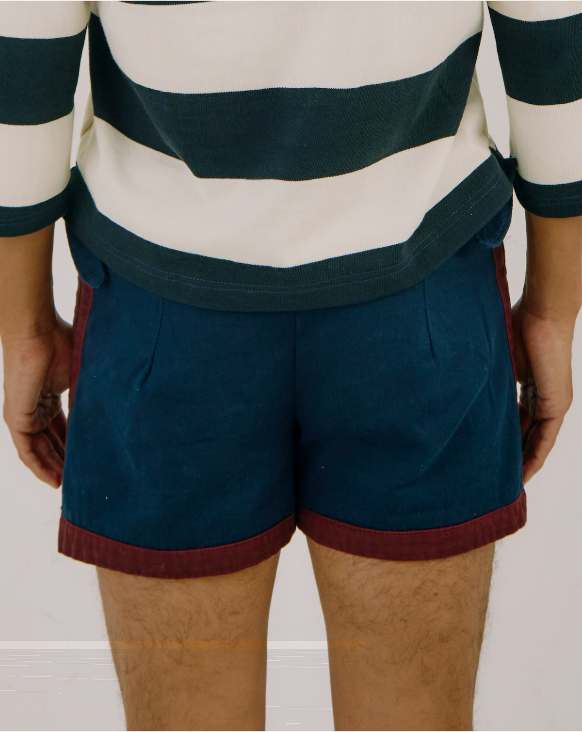 SCRUM HALF SHORTS NAVY/MAROON