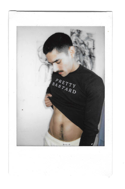 "PRETTY BASTARD" LONG SLEEVE TEE